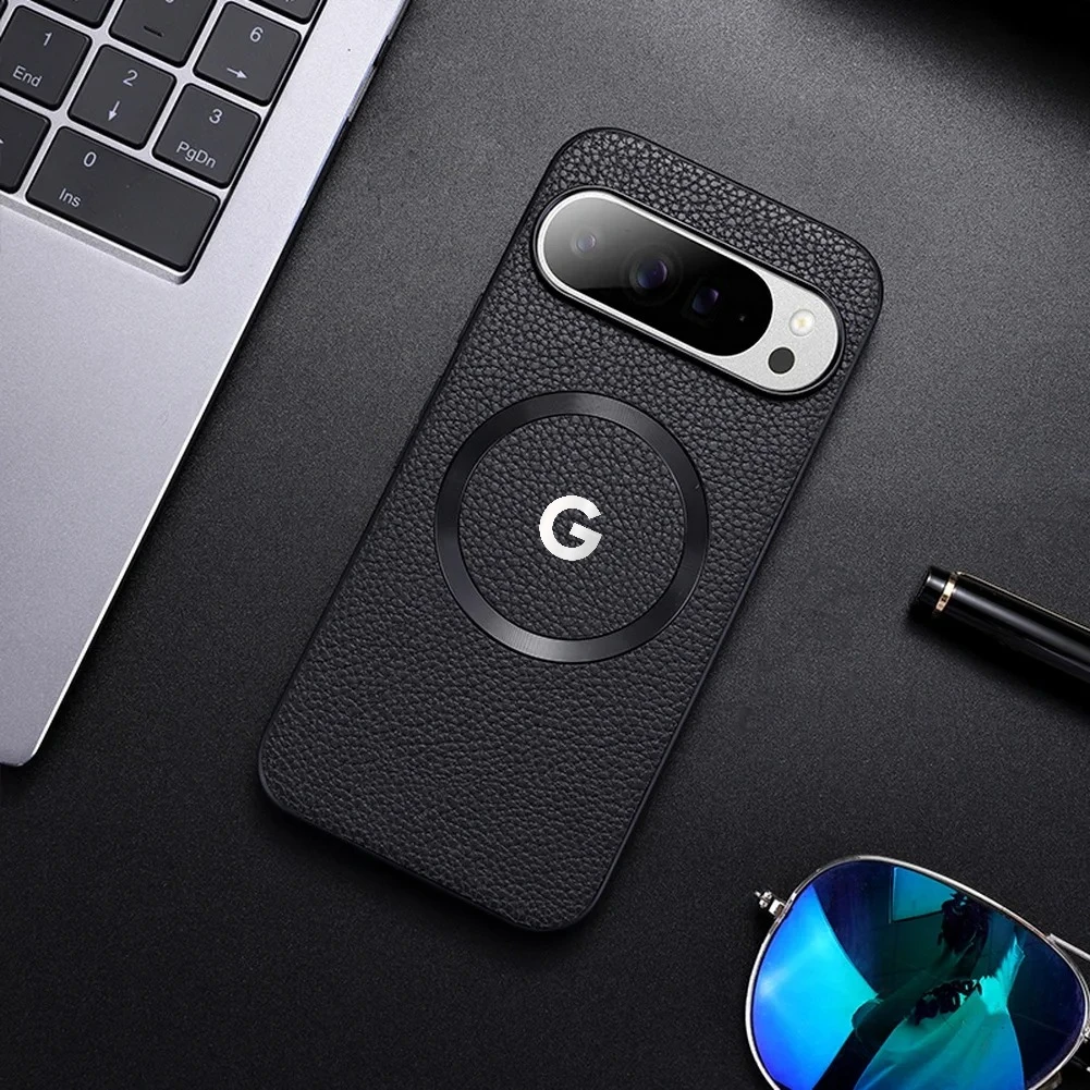 Business For Magsafe Leather Case For Google Pixel 10 9 Pro Fold 10 9 8 7 6 Pro XL 10a 9A 8A 7A 6A Magnetic Shockproof Cover