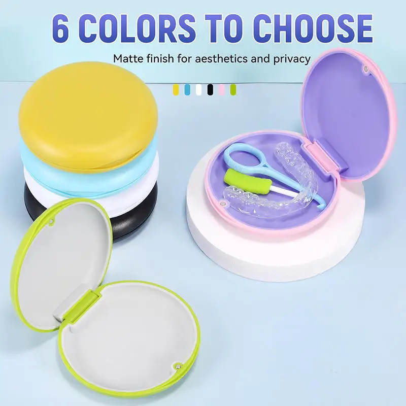 

1 шт., брекеты, ортодонтический чехол, стоматологический фиксатор, коробка, магнитный выравниватель, каппа, контейнер для зубов, дорожные коробки для ложных протезов