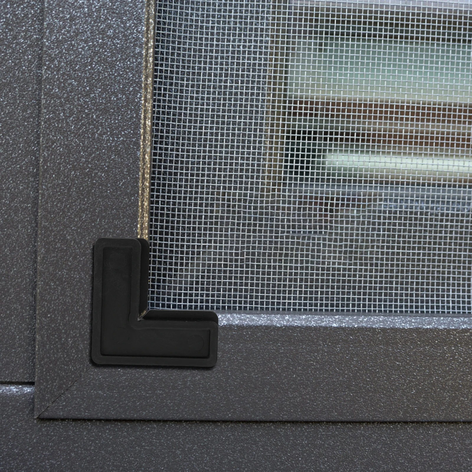 

10pcs Replacement Insect Corner Profiles Window Frame Corners Plastic Screen Frame Corner Right Angle Bracket Window Screen