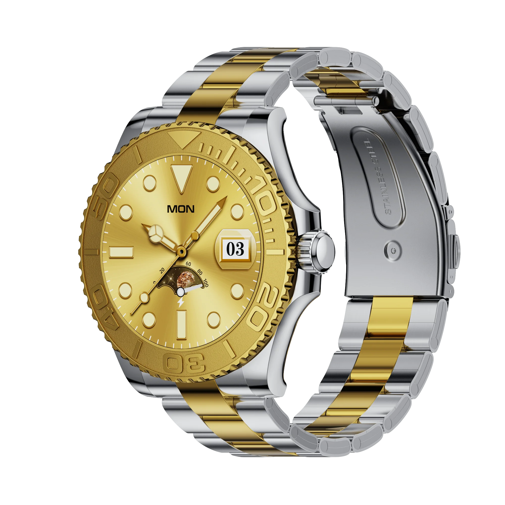 Aiweile AW46 New Style Smart Watch For Men Bluetooth Voice Wireless Fitness AMOLED Sport Business Watch For Gift