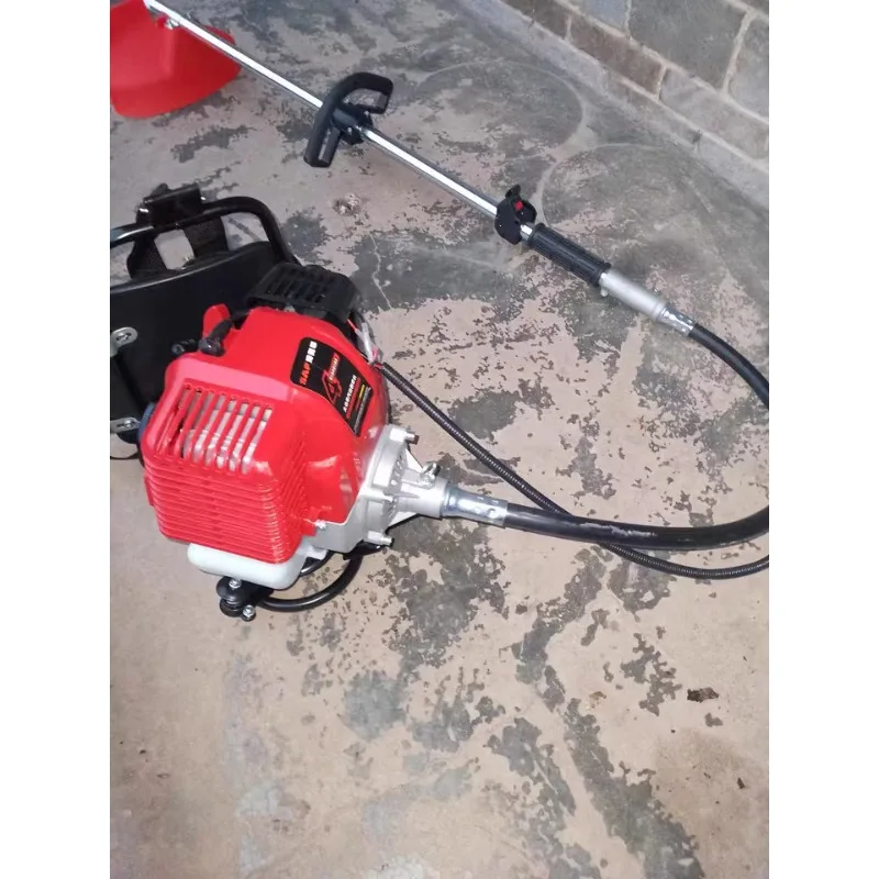 芝刈り機バックパック 4 ストローク小型多機能農業草収穫家庭用除草アーティファクト