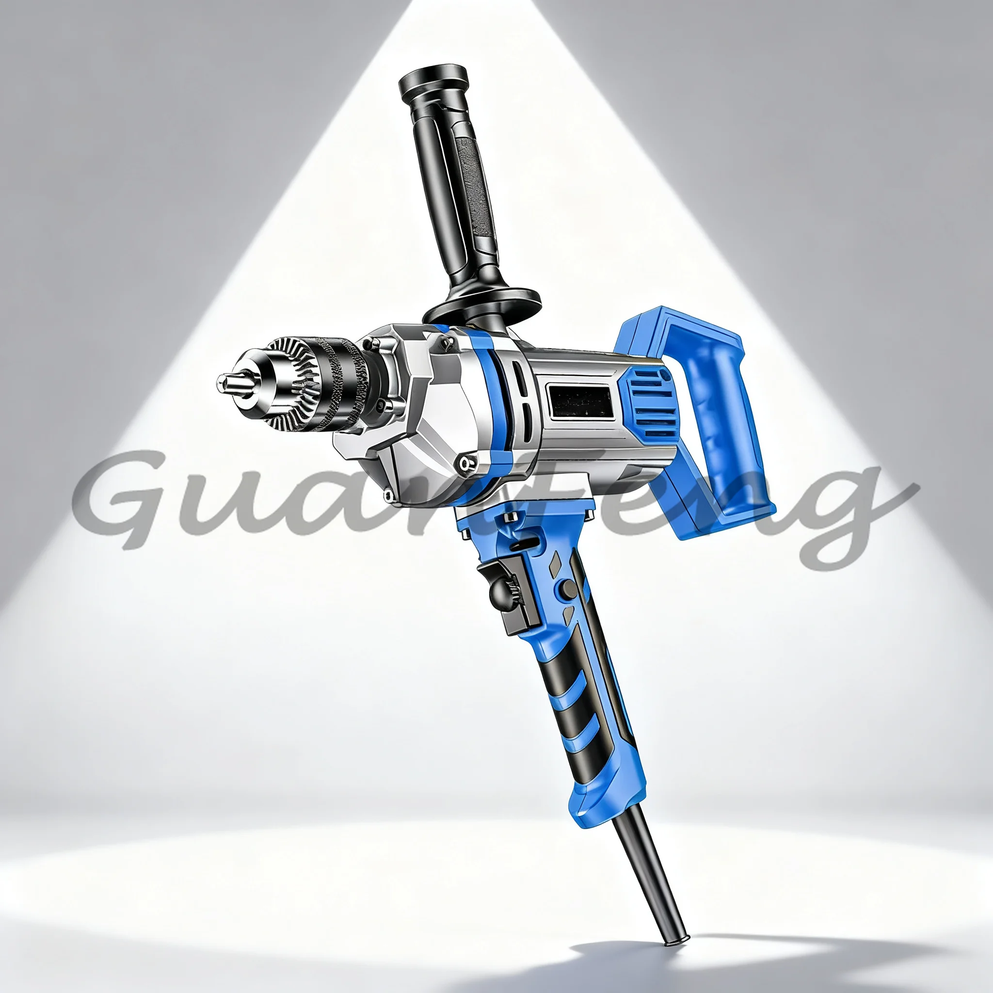 High Power Aircraft Drill Mixer, Electric Mixing Drill for Putty Powder Cement, Multi-function Impact Electric Drill