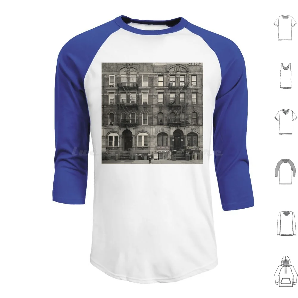 Physical Graffiti Hoodies Long Sleeve Music 70s Band Classic Led Retro And Roll Hippie Black Cool Guitar Heavy Metal