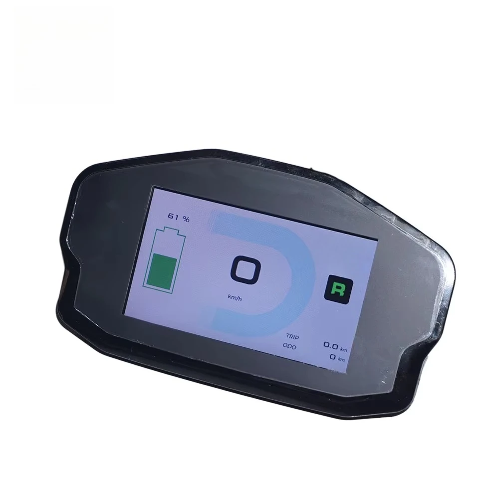 SIAECOSYS New DKD TFT Optional Instrument LCD Display Speedometer Electric Scooter with CAN-BUS Communication Motorcycle Meter