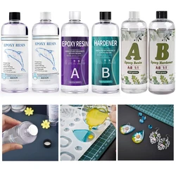 1:1 AB Epoxy Resin Glue High Adhesive Hardener DIY Crystal Epoxy Resin Mold Jewelry Making Supplies 100g/200g/400g/500g/1000g