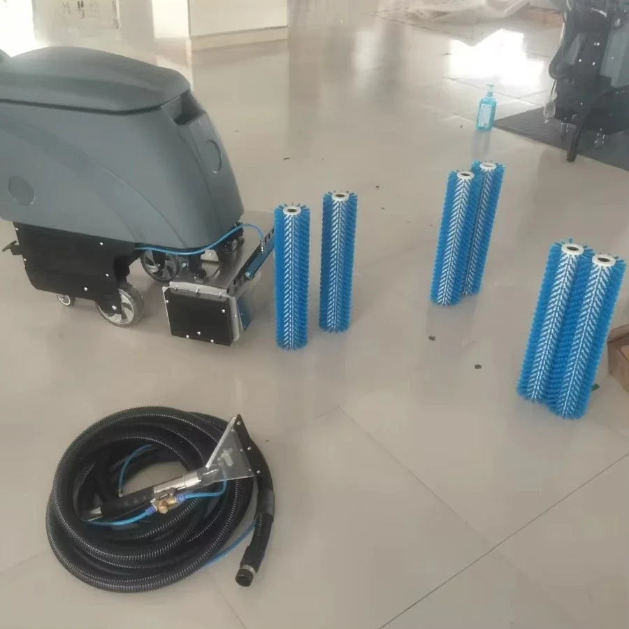 Dynamic 220V Escalator Step Cleaner Handheld Pedal Pad Handrail Cleaner