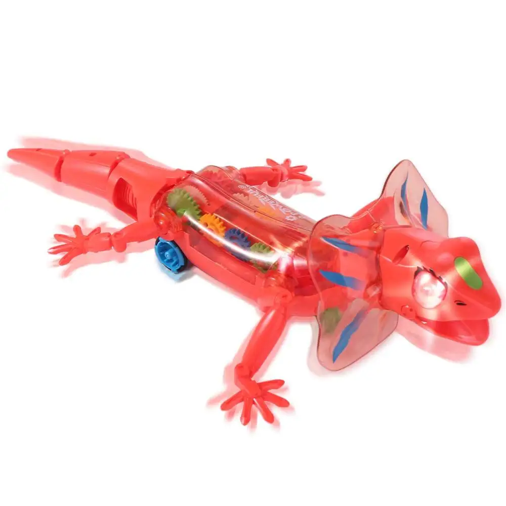 نموذج آلي للحيوانات الأليفة الإلكترونية، أصوات سحلية، أضواء شفافة، سحلية، المشي الإلكترونية، أنيمي Kawaii