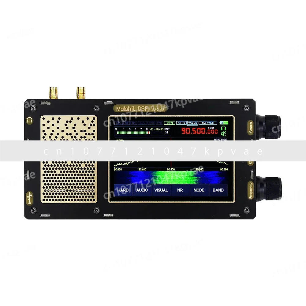 NEW V3 Malachite Radio Dual Antenna Latest Version 1.10C 1.10D Malahit-DSP Stereo Portable 3rd Version SDR Receiver 50KHz-2GHz