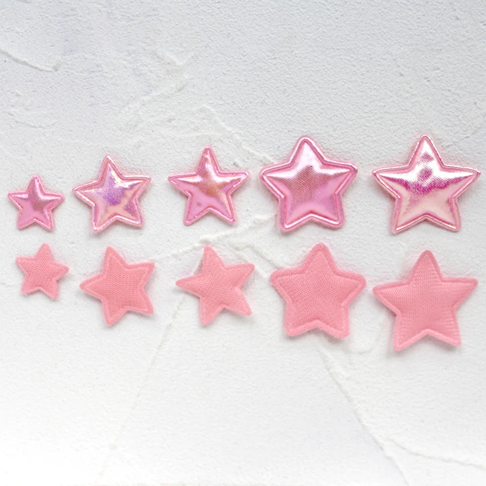 100 قطعة 18/25/26/33 مللي متر بريق مبطن ستار زين إمدادات الحفلات عيد ميلاد Craft بها بنفسك الحرفية اليدوية الخياطة اكسسوارات مقاطع شعر الطفل #3