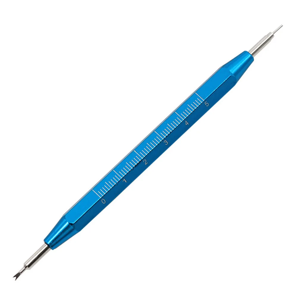 

1pc Double Head Watch Repair Tool With Measuring For Watch Band Release Removal Pins Bars Watch Disassembly Repair Hand Tool