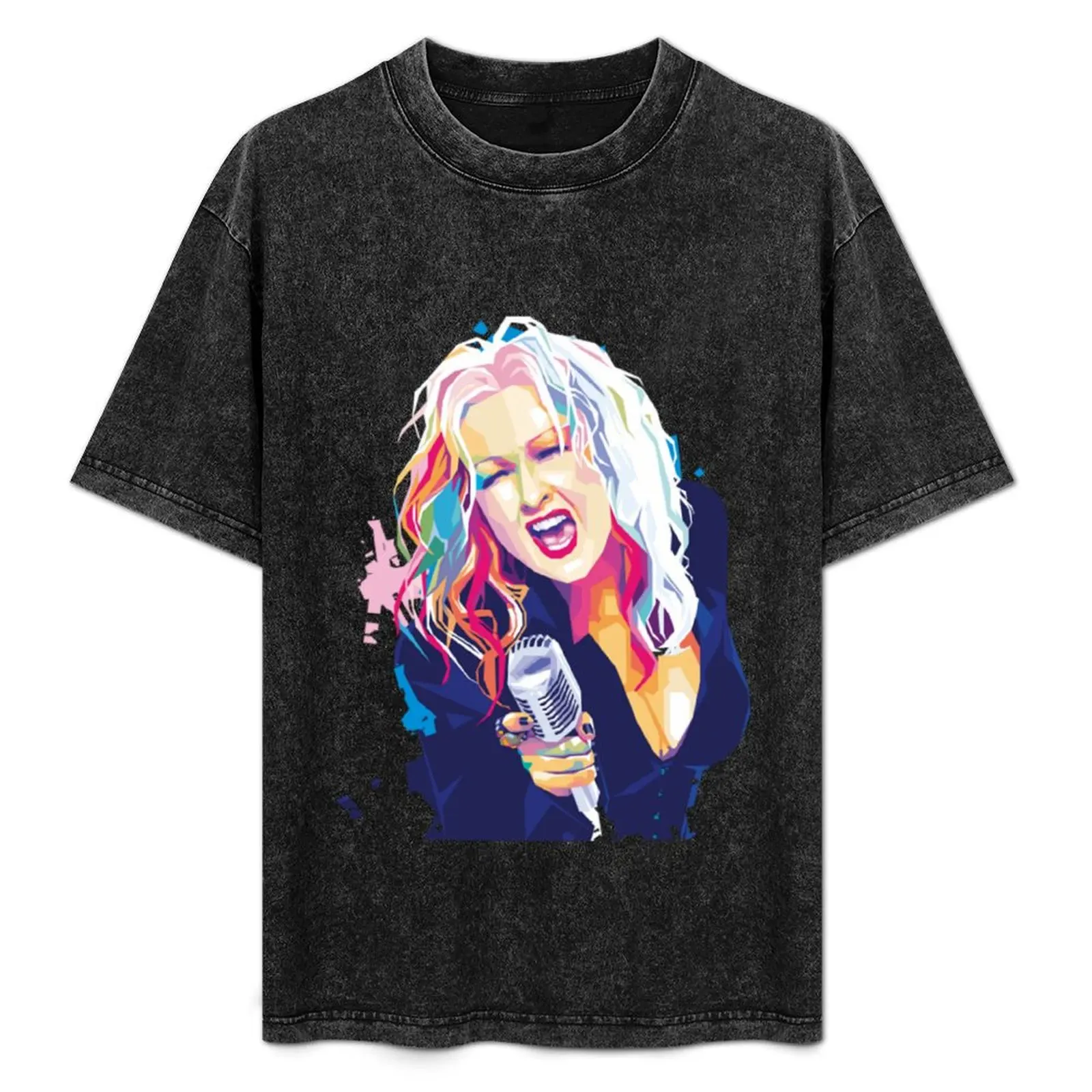 Cindy Lauper T-Shirt quick-drying tees mens t shirt graphic