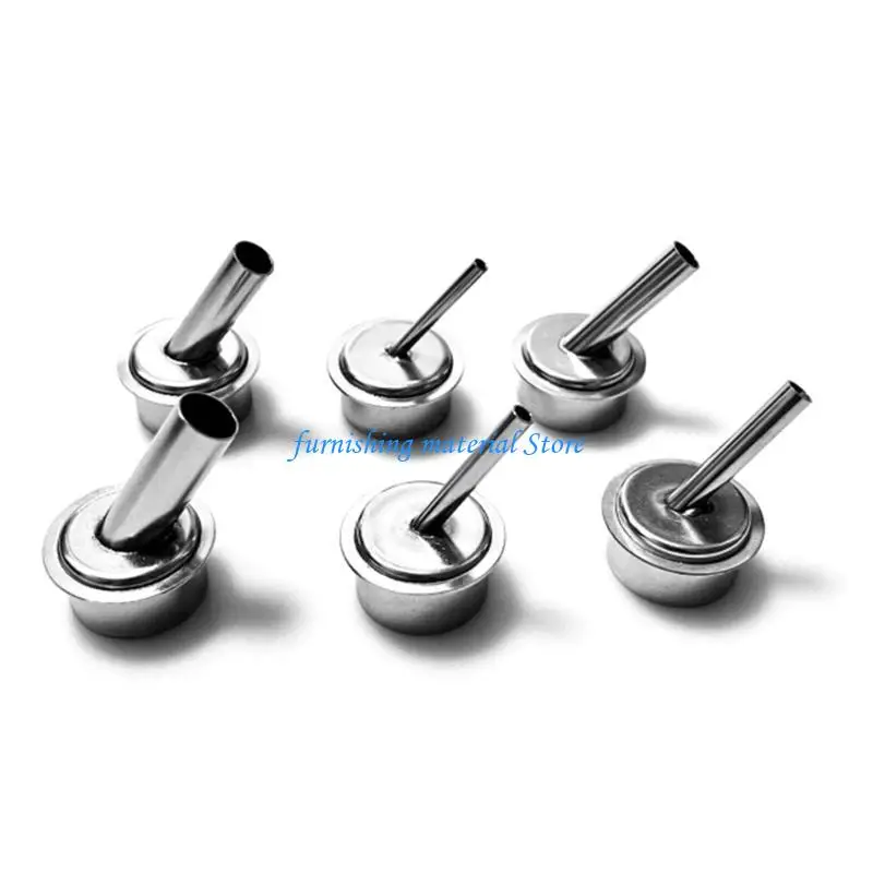 Y5GD Heat Nozzle Replacement Set for Quick 861DW/861X Rework Station - 6 Pieces