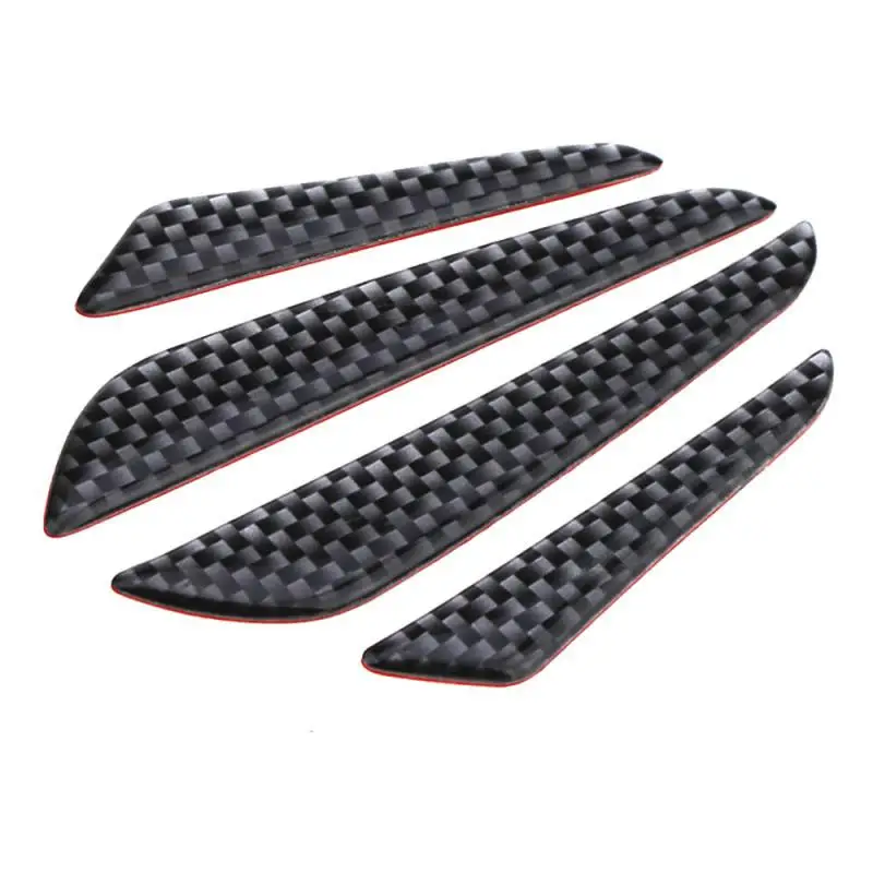 Car Bumper Guard Strip Multifunctional Practical Carbon Fiber Car Supplies Door Edge Guards Trim Scratch-resistant Durable