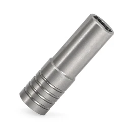 Screwdriver Extension Pole Adapter Sleeve For 6.35 Bits Leatherman Flat Bit Free T2 T4 K2 K4 P2 P4 Stainless Steel Inlaid Magnet