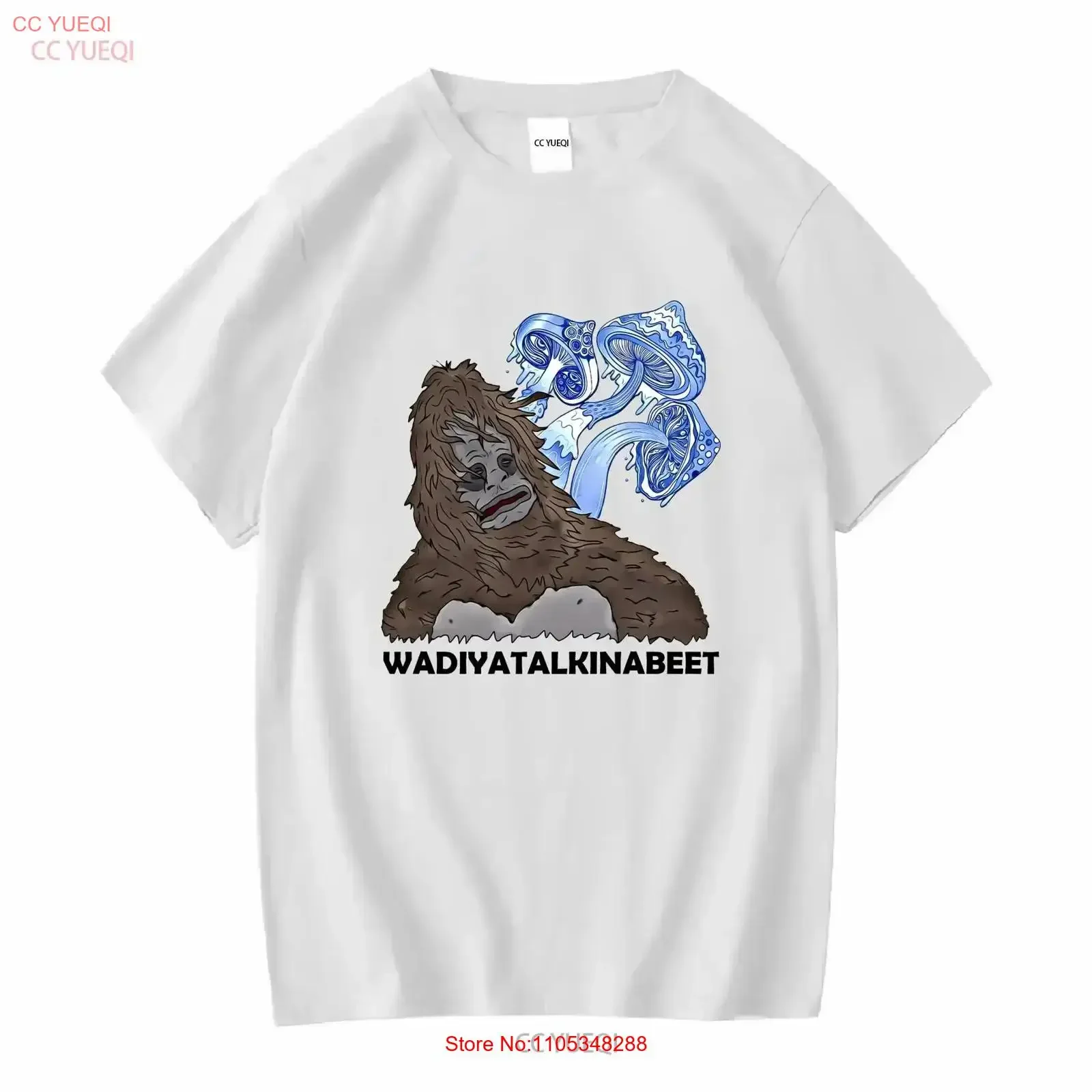 Camiseta Engraçada Magic Mushroom Sassy Sasquatch Mike The Big Lez Show, estilo vintage lavado, para uso diário, roupas de designer, casual.