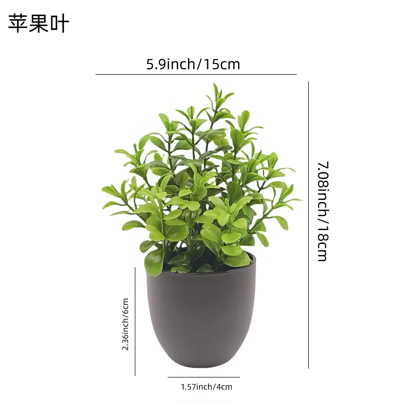 Simulierte Grüne Pflanze Bonsai Grenzübergreifende Büro-Innendekoration Fotorequisit Kleine Topfpflanze Simulierte Blume – Detail 8
