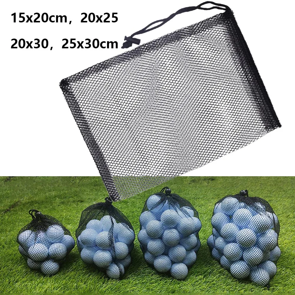 Outdoor Sports Ball Bag Golf Mesh Net Holder Nylon Storage Carrying 1pcs Ball Pouch Golf Ball Accessories Hot Sale