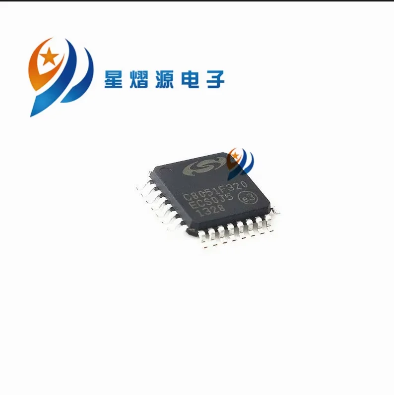 5pcs C8051F320 C8051F320-GQR LQFP32 IC NOVO EM ESTOQUE