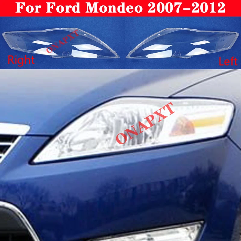 

Auto Light Caps For Ford Mondeo 2007-2012 Car Headlight Cover Transparent Lampshade Lamp Case Glass Lens Shell