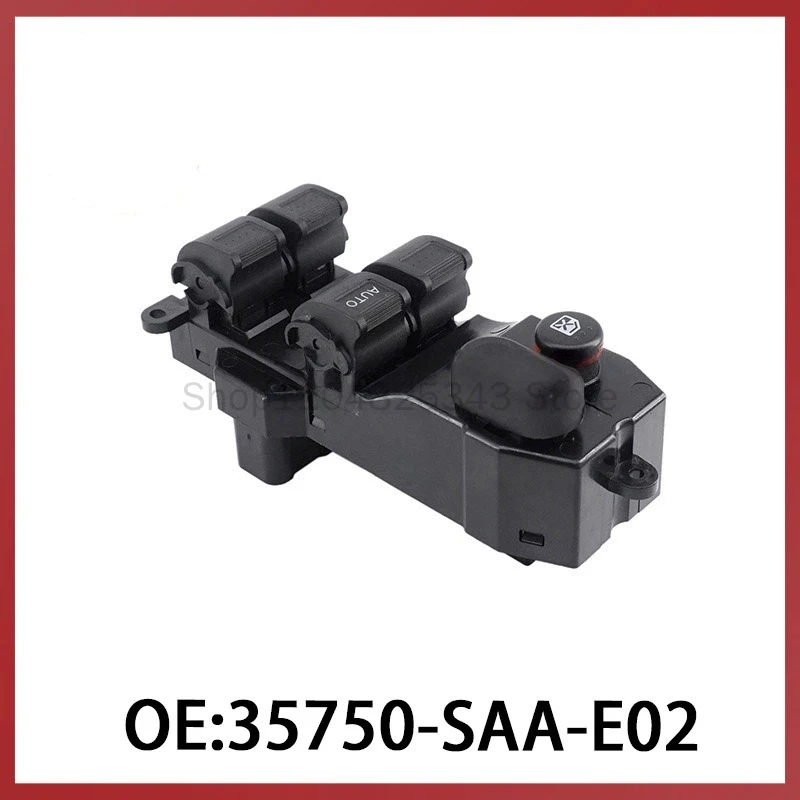 

35750-SAA-E02 для Honda Fit: Переключатель стеклоподъемника, кнопка управления окном