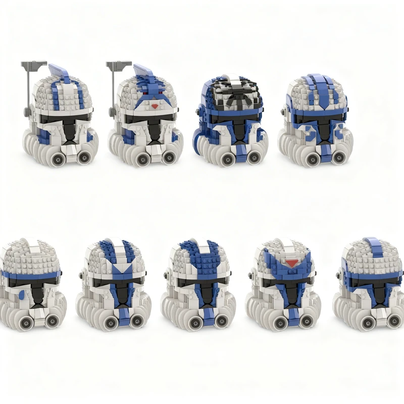 

9759pcs MOC 501st Legion Helmet Star Battle Model Building Blocks Creative Gift DIY Display Decor Adult Premium Kids Desk Home