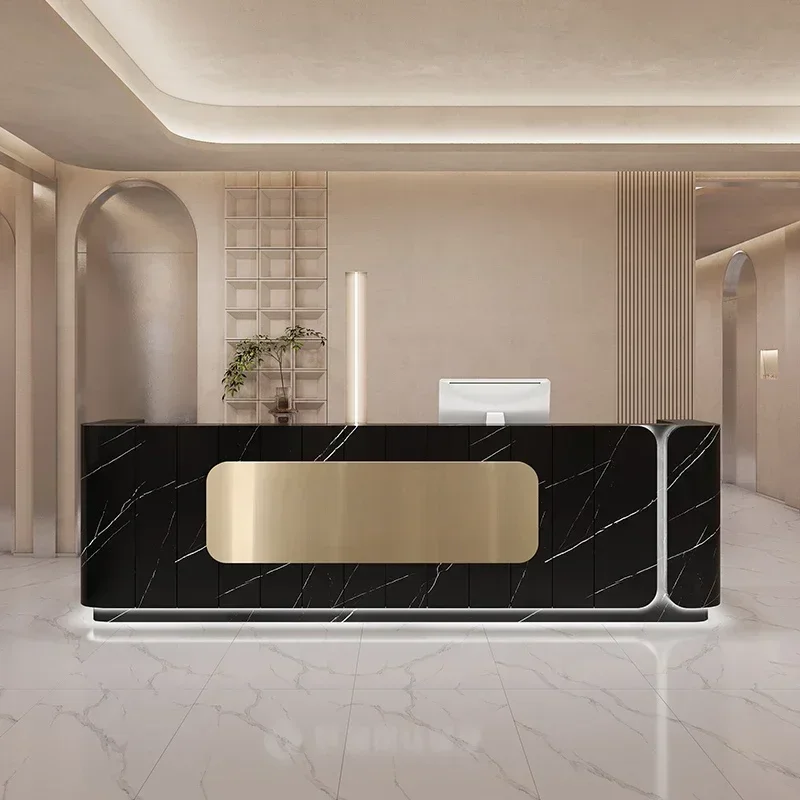 Office Cash Register Office Chairs Clothing Store Reception Desks Shop Desk Tables Salon Front Escritorio Moderno Home Furniture