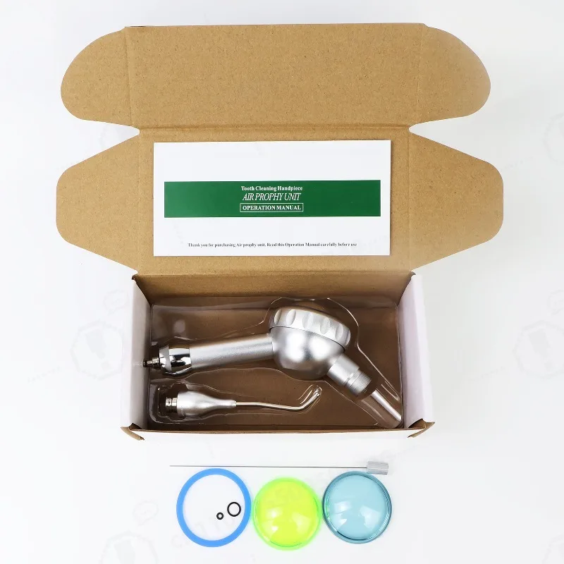 Sandblasting Gun, 2/4 Holes, Metal Material, for Teeth Smoke Stain Removal, Sandblaster Equipment