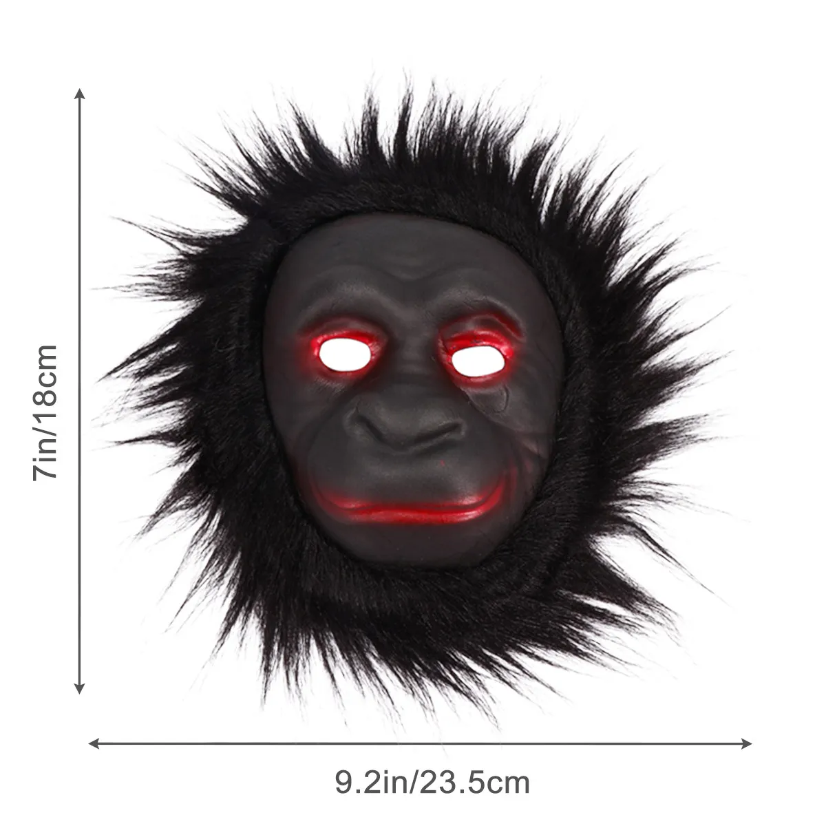 3Pcs Animal Masks Chimpanzee Creative Funny Halloween Festival Mask Breathable Soft for Party Mask Chimpanzee Halloween Prop