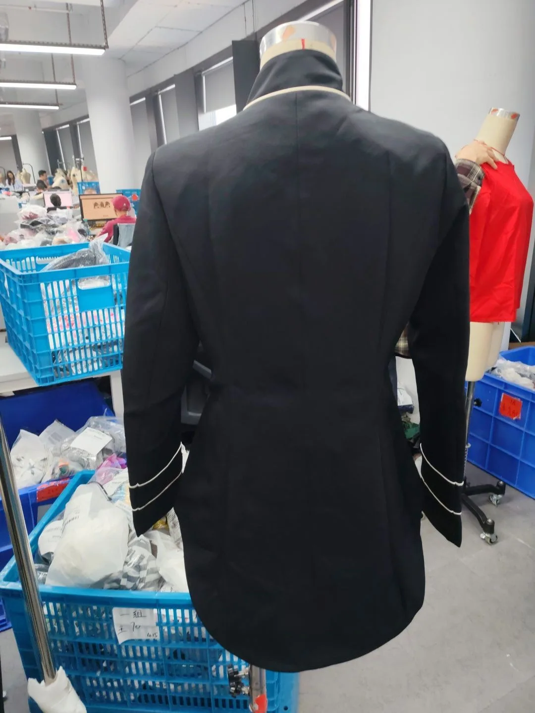 Żakiety Płaszcze Garnitury Damskie Kurtki Stójka Y2k Streetwear Do Pracy Dopasowany Krój Wyszczuplający Talia Elegancka Kurtka Jesień Zima 2025
