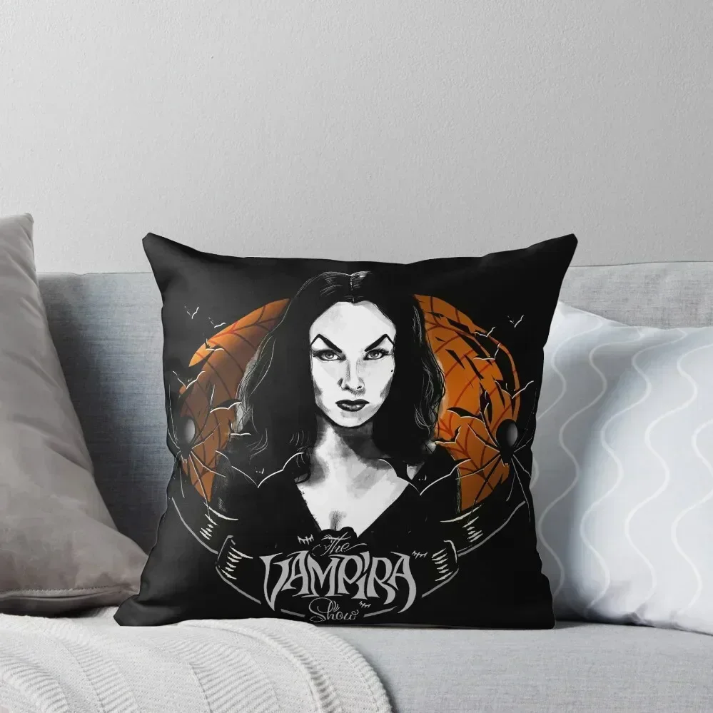 Goth Queens - Vampira (Maila Nurmi) Throw Pillow Pillowcases For Pillows pillow cover christmas Pillowcases Bed Cushions pillow