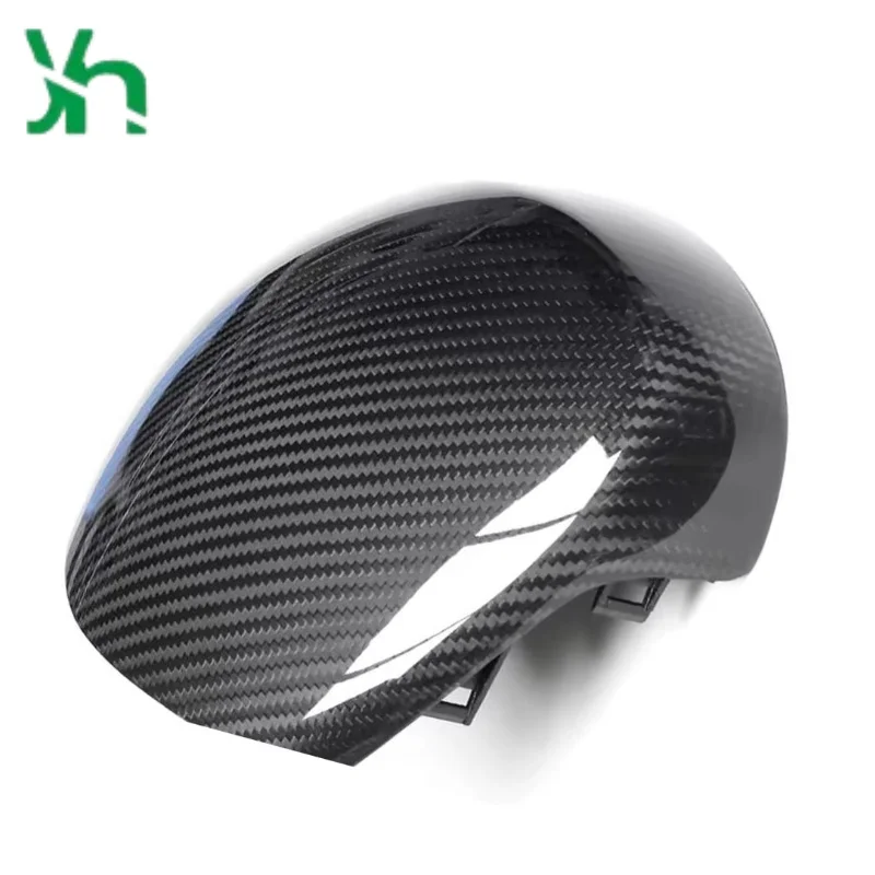 أغطية ألياف الكربون الجافة لغطاء المرآة Honda Civic 11th #3