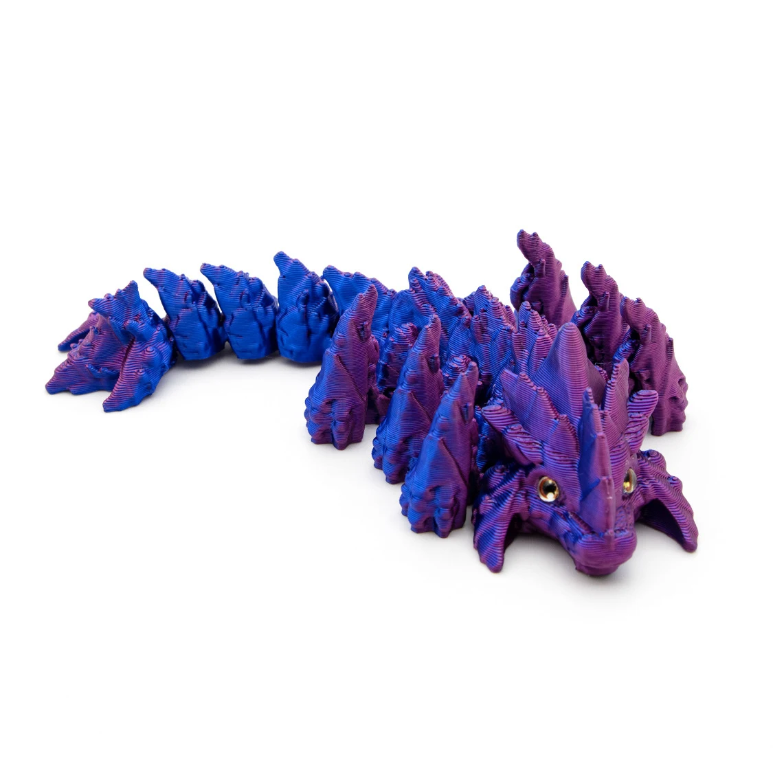 14.5 CM/20 CM Multi-color 3D Afdrukken Ornamenten Met Simulatie Oog Draaibaar Gelede Diermodel Home Office desktop Decor