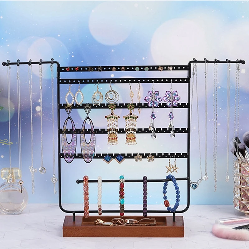1PCS Must-Have For Organizers Hanging Jewelry Jewelry Display Rack Bracelet And Necklace Storage For Jewelry Display Durable