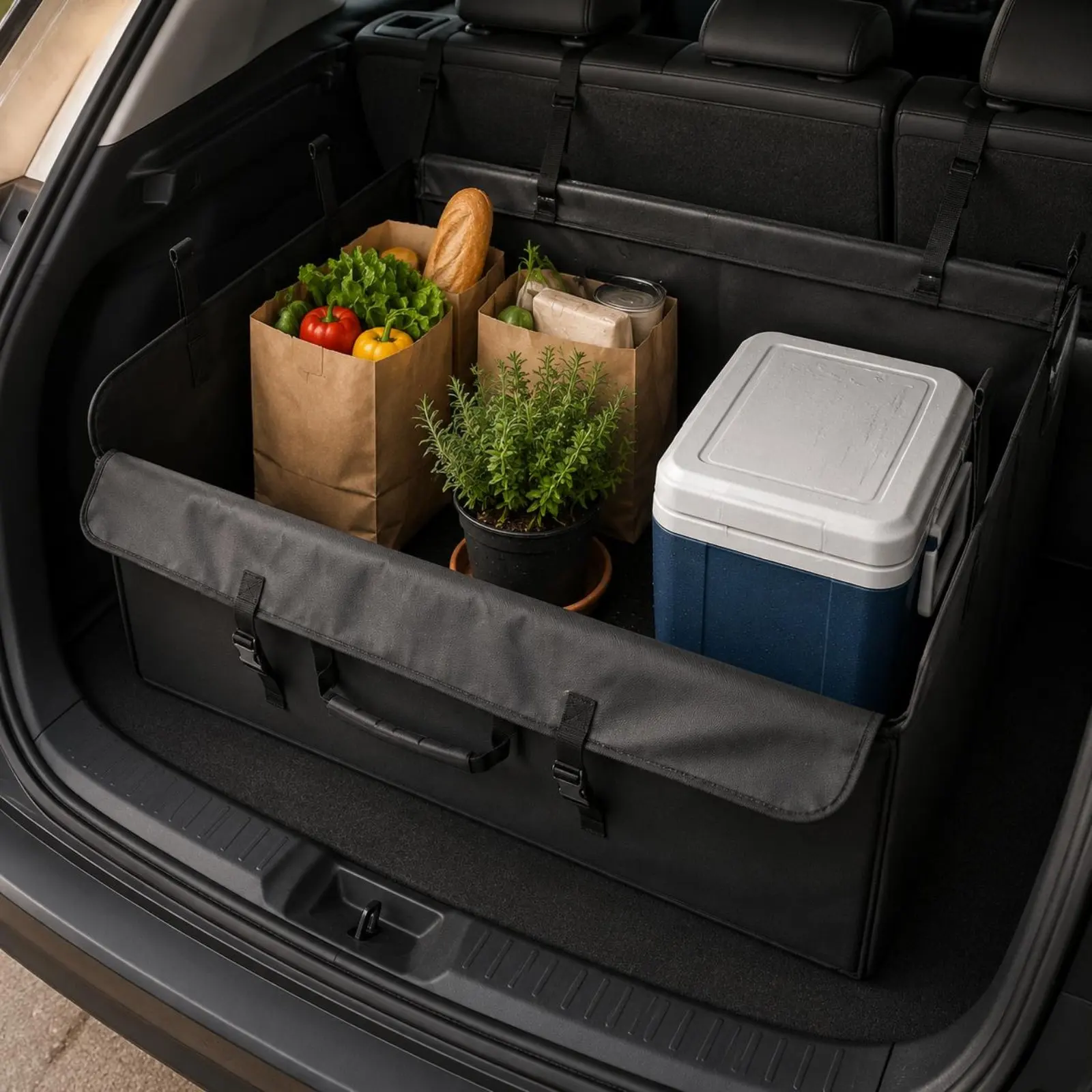 

Cat - a - T and Dog Car Sling Liner Easy to Clean Extra Large Dog Cargo Mat Waterproof Trunk Cover Heavy-Duty Pet Seat Protector