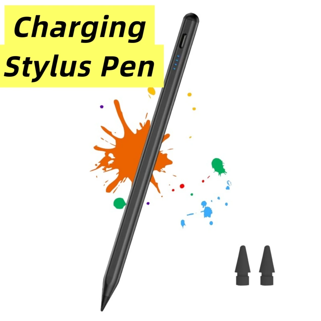 

Стилус для планшетов Samsung A11+/A9+ с магнитной зарядкой, зарядный стилус, совместимый с Samsung Tab A11/A9, черный