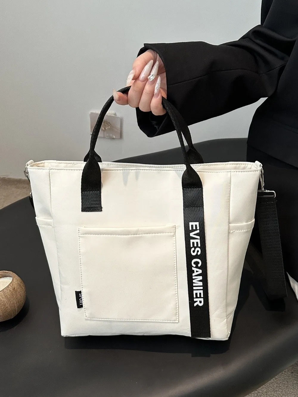 Langlebige Große Kapazität Schultertasche Wasserdichte Canvas Umhängetasche Tragetasche – Detail 15