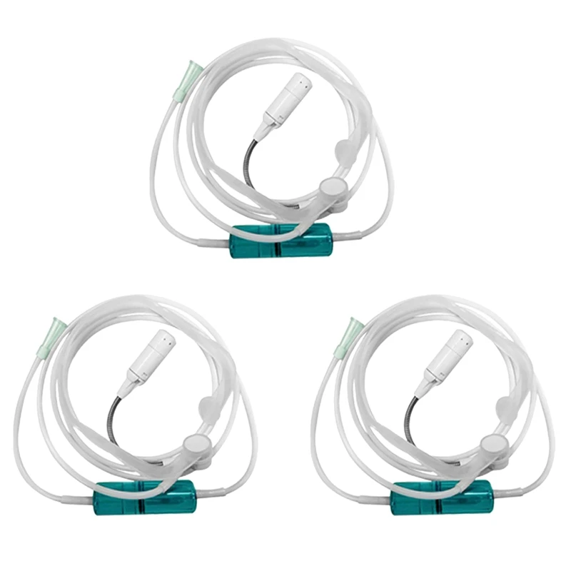 HOT SALE 3X Headset Nasal Type Oxygen Cannula 2M Soft-Contact Nasal Oxygen Cannula Standard Connector Inhaler Accessories