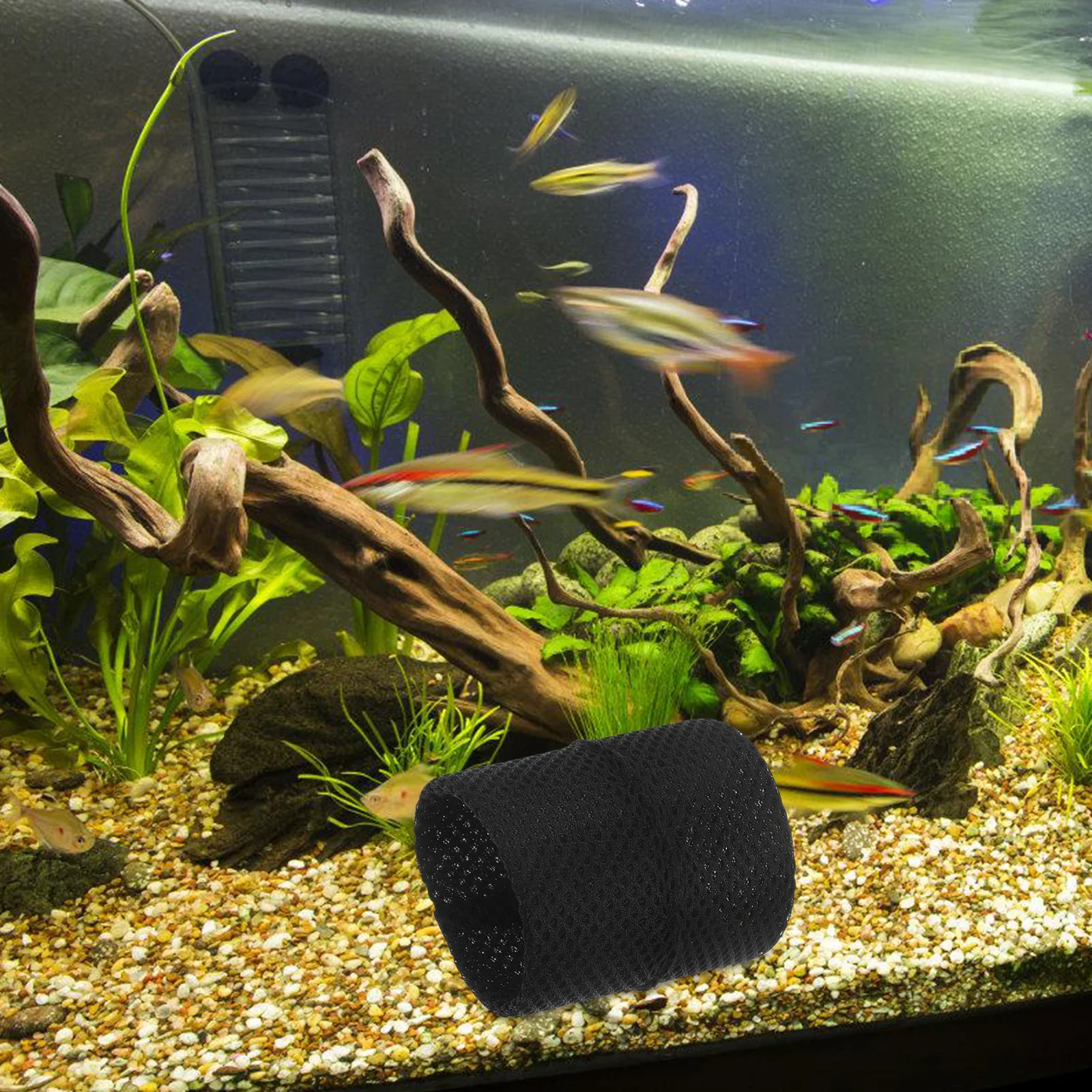 

Betta Fish Resting Spot Hollow Round Tunnel Aquarium Cave Fish Tank Hideout Decor Abs Material Easy Install Comfortable Safe For