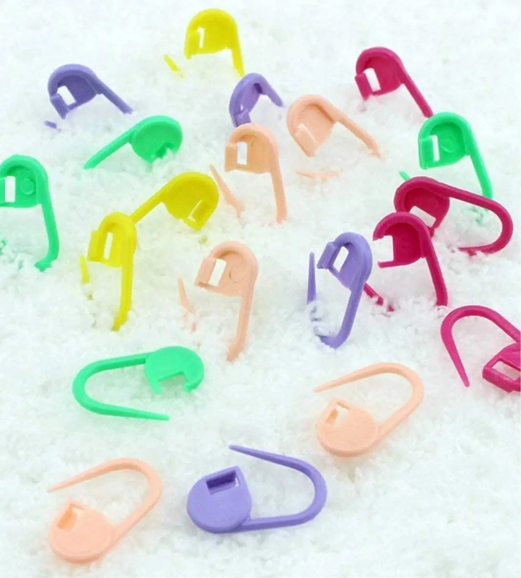 Quick Locking Stitch Markers Knitting Crochet Marking Buckle Tools Small Ring Pin Sweater Counter Plastic Counting Buckles