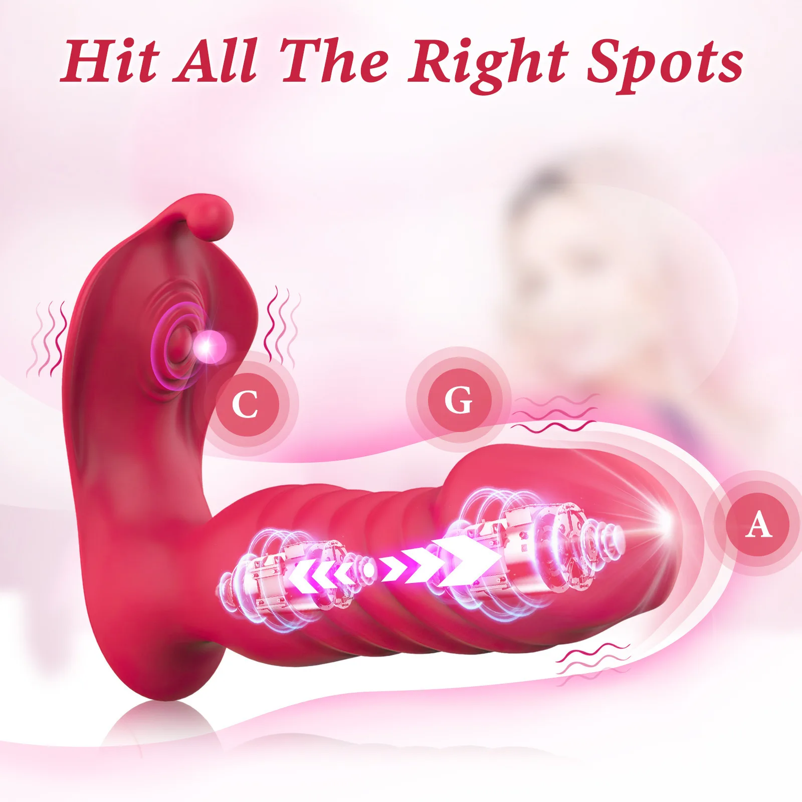 

Remote Control Double Vibration Butterfly Telescopic Wearable Female Invisible Outdoor Simulation Masturbation Adult Sexual Toys