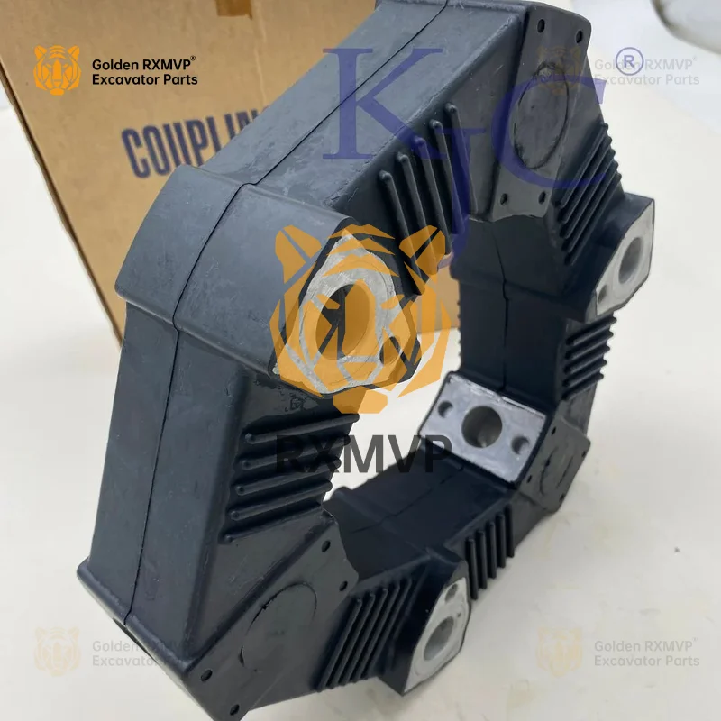 For 90AS Accessories Hydraulic Pump Connection Rubber Coupling Aluminum Block Engine 90AS Excavator