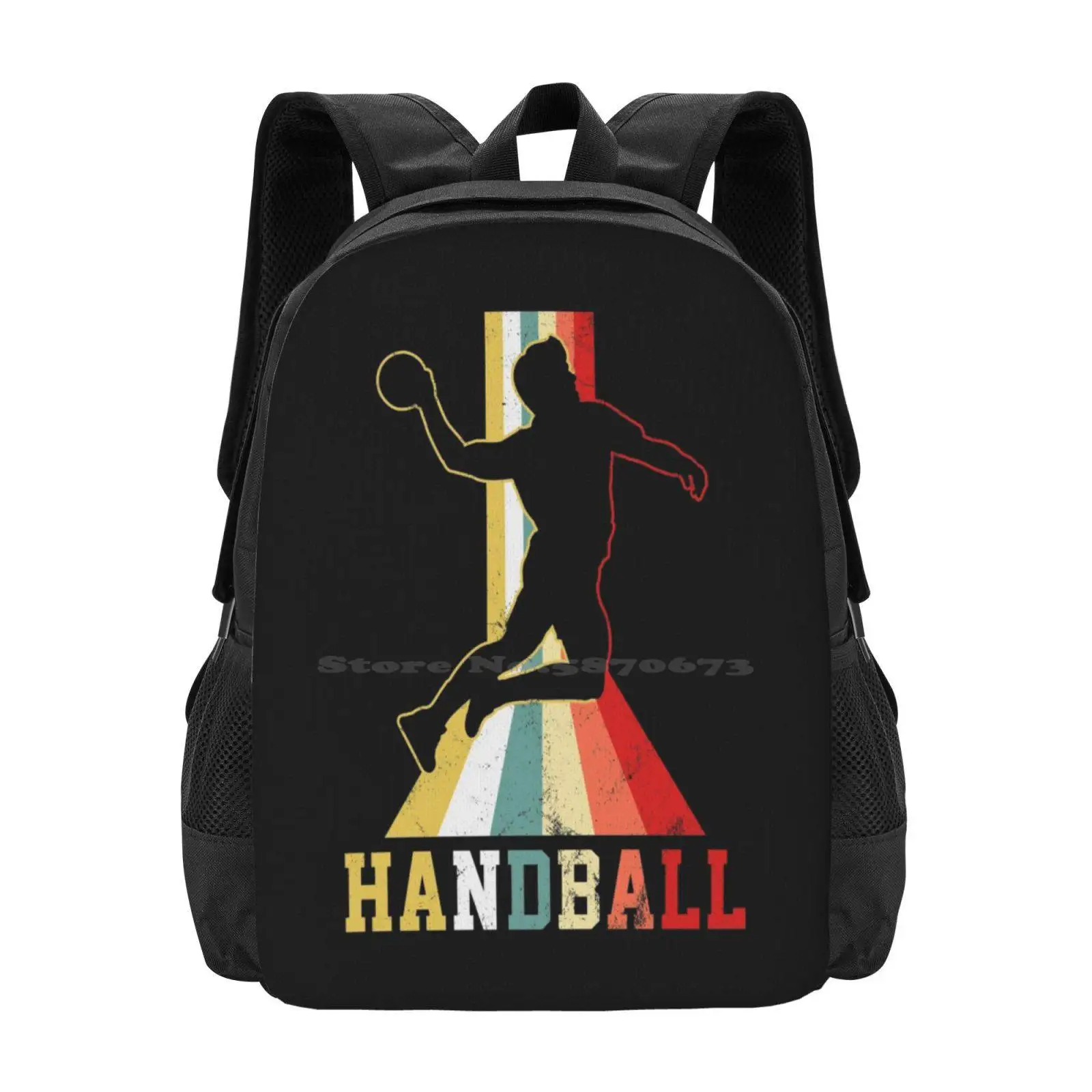 Mochila escolar de balonmano, bolso de moda, jugador, entrenador, Liga de torneo deportivo, gran oferta