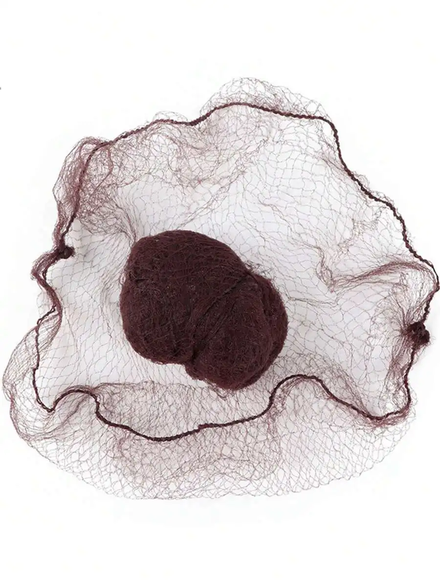 

Super Fine Invisible Hair Net For Bun Cover Elastic Hairnet Hair Accessories For Dance Nurse Travel Party