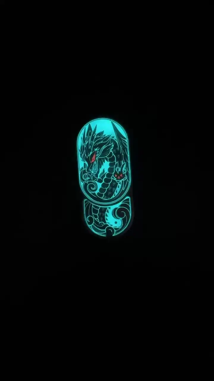 MOT Luminous Groove Slider Titanium Silver Dragon Metal Fidget