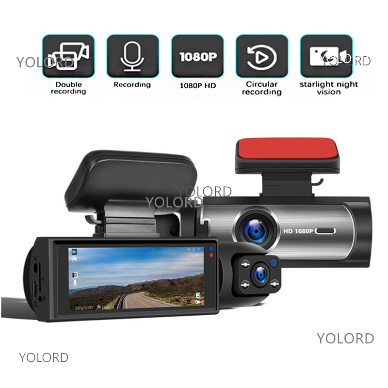 1080P FHD Dual Dash Car Camera WIFI (Optional) Car DVR Video Recorder Night Vision Driving Recorder