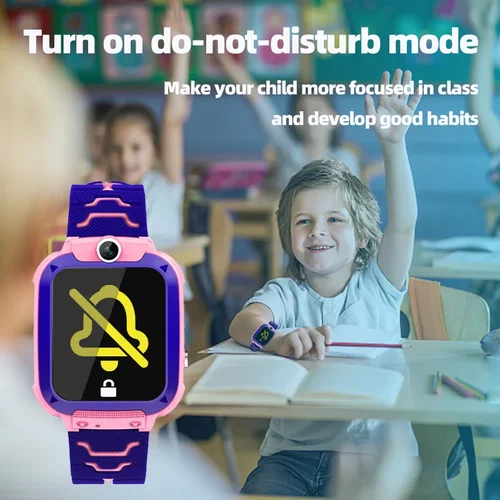 Imagen 2 del producto Reloj inteligente para niños todo en uno – Rastreador GPS, cámara con pantalla táctil, juegos y llamadas SOS – Regalo de cumpleaños para niños y niñas