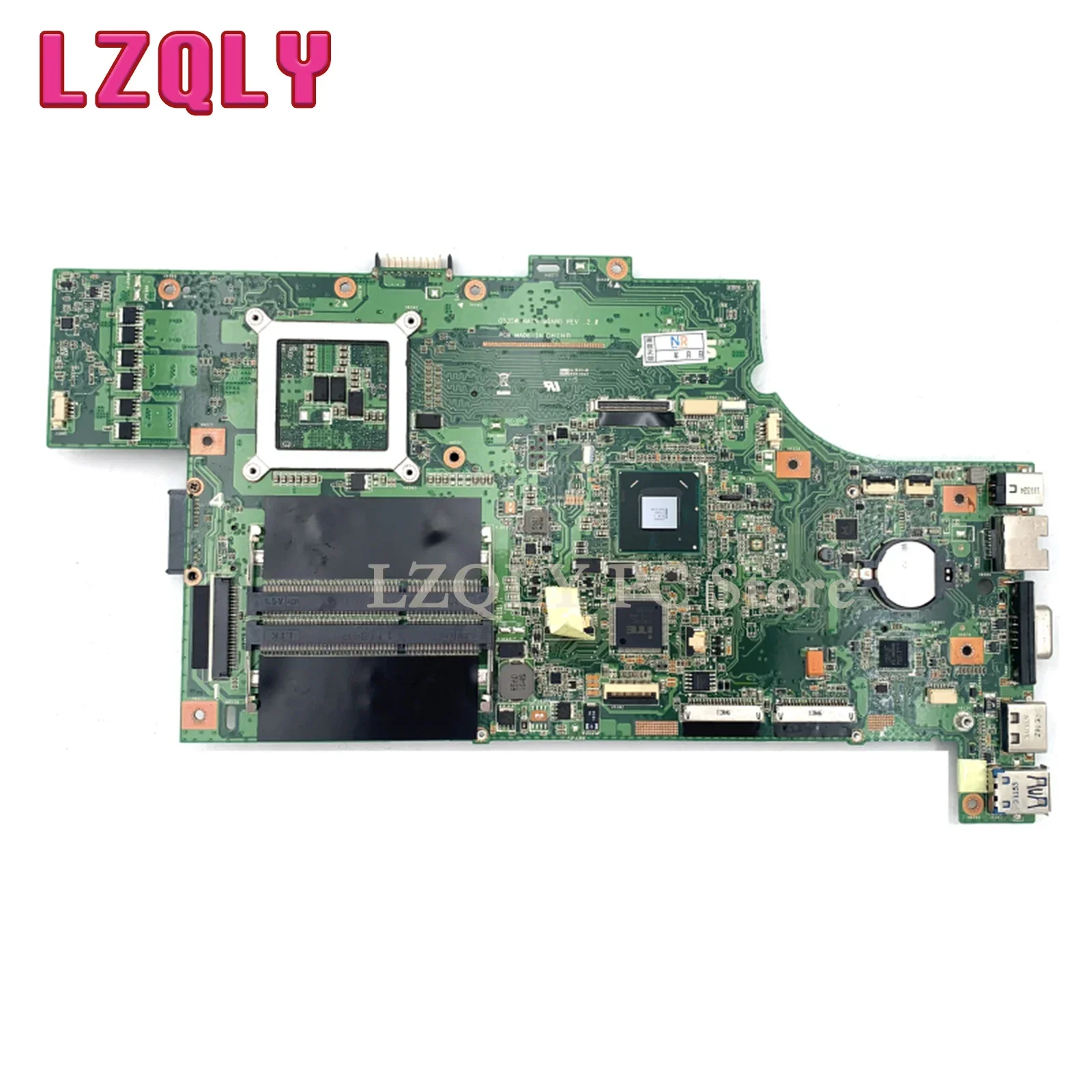 LZQLY For Asus G53SW Laptop Motherboard 60-N3HMB1200 69N0KTM12C09 HM65 DDR3 4 RAM Slots Main Board Full Test