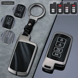 2 3 4 Buttons Zinc Alloy + PU Leather Car Key Case Cover Skin Holder Shell Fob For Toyota Avalon Camry RAV4 2012-2015