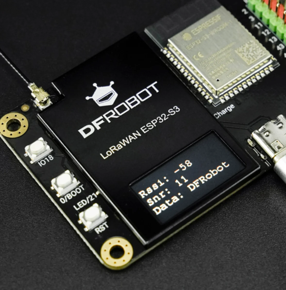 LoRaWAN ESP32-S3 Development Board with Display, Battery & HomeAssistant Support, 850-930MHz LoRa SX1262 for Smart Home & IoT