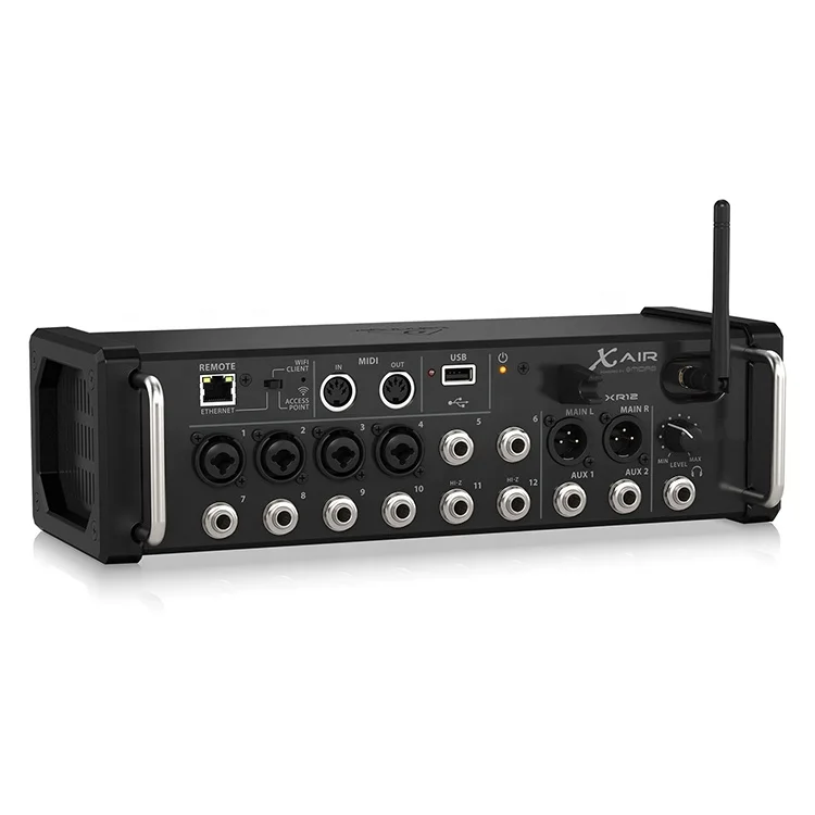 XR12 12 Channel Integrated WiFi Module Digital Mixer Console USB Stereo Recorder